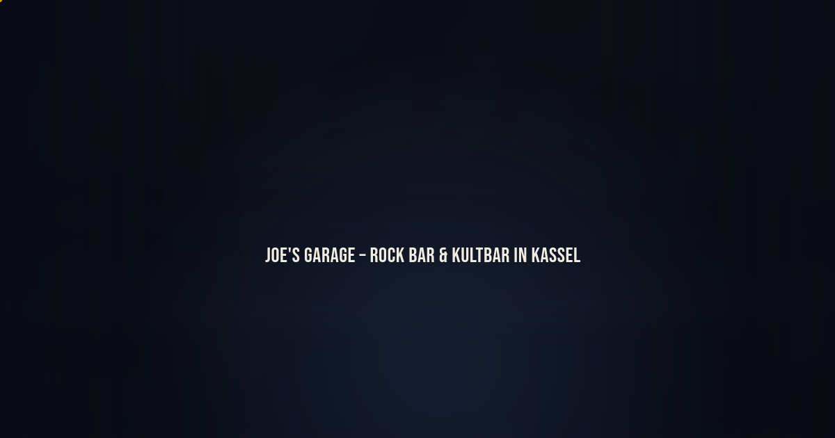 projects.joesgarage.title
